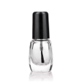 High Quality Tiny Empty Clear Round Glass Nail Polish Bottle 5Ml